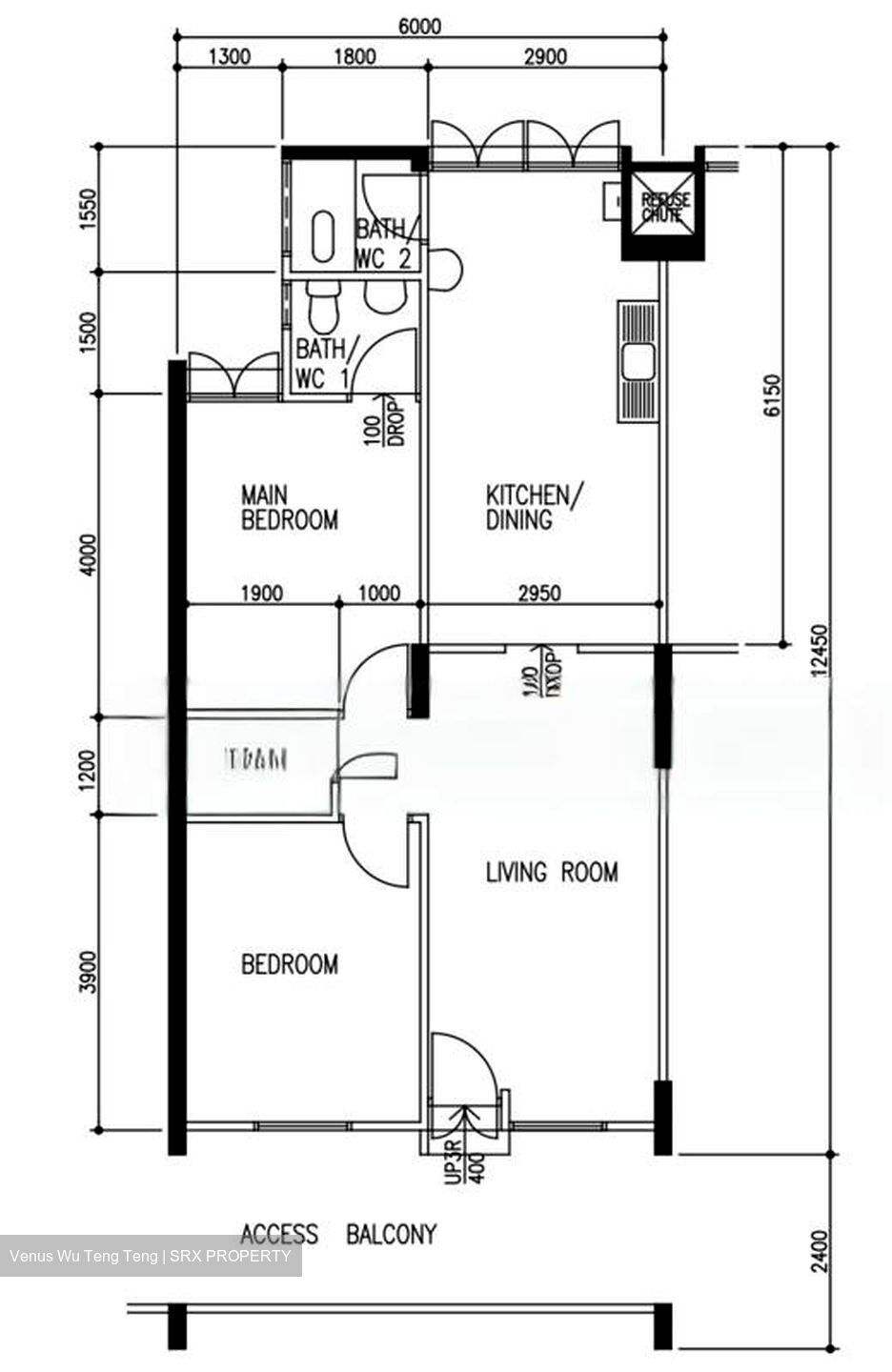 Blk 138 Bedok North Street 2 (Bedok), HDB 3 Rooms #461383011